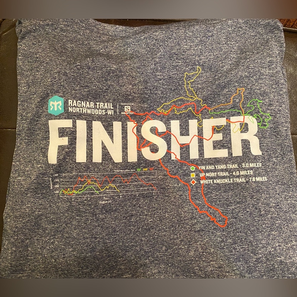 Ragnar NorthwoodsSport-Tek Ladies XL Heathered Blue T-Shirt